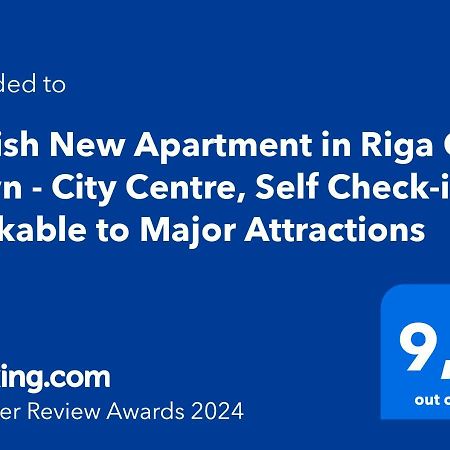 Stylish New Apartment In Riga Old Town - City Centre, Self Check-In, Walkable To Major Attractions 외부 사진
