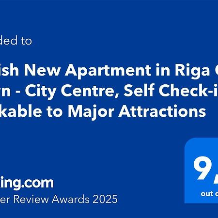 Stylish New Apartment In Riga Old Town - City Centre, Self Check-In, Walkable To Major Attractions 외부 사진